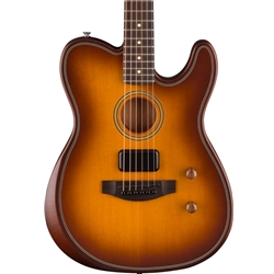 Fender Acoustasonic Standard Telecaster Acoustic Electric Guitar Honey Burst