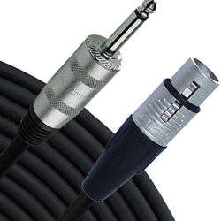 Horizon XLR to 1/4" Transformer Microphone Cable - 25 ft.