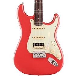 Fender American Ultra Luxe '60s Stratocaster HSS Electric Guitar Fiesta Red