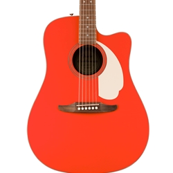Fender California Standard Redondo  Acoustic Electric Guitar Fiesta Red