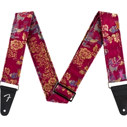 Fender Satin Dragon Strap Wine