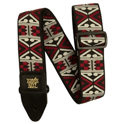 Ernie Ball Classic Jacquard Guitar Strap/Bass Strap Primal Red