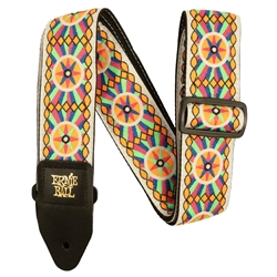 Ernie Ball Classic Jacquard Guitar Strap/Bass Strap Candy Sun