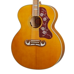 Epiphone J-200 Fishman Acoustic Electric Guitar Aged Antique Natural Gloss