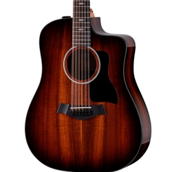 Taylor 260ce K Delux Doce Doble Acoustic Electric Guitar Black