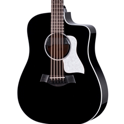 Taylor 250ce Plus Black Bajo Quinto Acoustic Electric Guitar