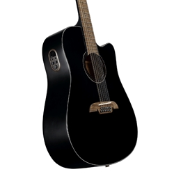 Alvarez AD60CE 12 String Acoustic Electric Guitar Black