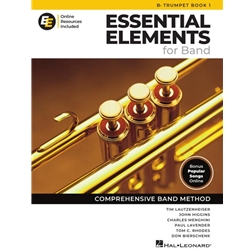 Essential Elements for Band – Bb Trumpet Book 1 with Online Resources