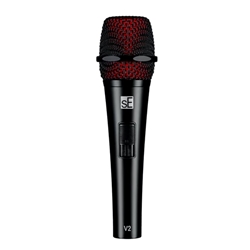 SE V2 Switched Supercardioid Handheld Microphone with Switch Includes 15' XLR-QTR Cable