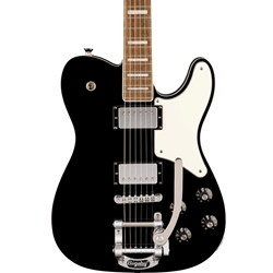Squier Paranormal Troublemaker Telecaster Deluxe Bigsby Electric Guitar Black