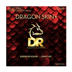 DR DEQ10 Dragon Skin+Electric Guitar Strings .010-.046