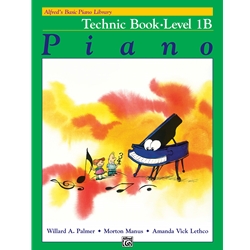 Alfred's Basic Piano Library: Technic Book 1B