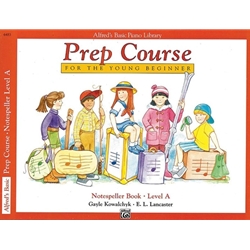 Alfred's Basic Piano Prep Course: Notespeller Book A