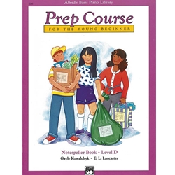 Alfred's Basic Piano Prep Course: Notespeller Book D