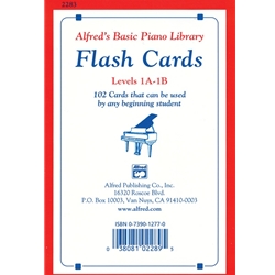 Alfred's Basic Piano Library: Flash Cards, Levels 1A & 1B