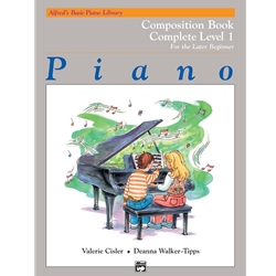 Alfred's Basic Piano Library: Composition Book Complete 1 (1A/1B)