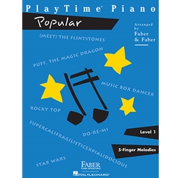 Piano Adventures PlayTime Piano Popular Level 1