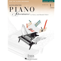 Accelerated Piano Adventures for the Older Beginner Theory Book 1