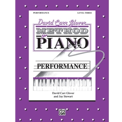David Carr Glover Method for Piano: Performance, Level 3