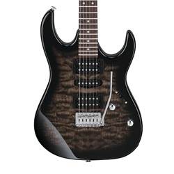Ibanez GRX70QA Electric Guitar Transparent Black Sunburst