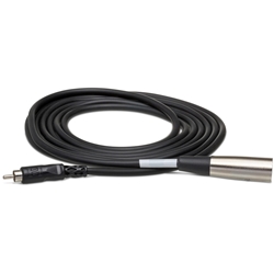 Hosa 5' RCA to XLR3M Unbalanced Interconnect Cable