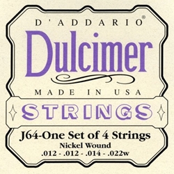 D'Addario EJ64 4-string Dulcimer Strings