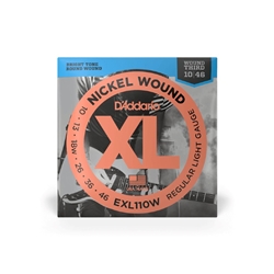 D'Addario EXL110W Nickel Wound electric guitar strings Regular Light 10-46