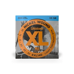 D'Addario EXL140 Nickel Wound Electric Guitar Strings Light Top Heavy Bottom 10-52