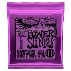 Ernie Ball 2220 Power Slinky Nickel Wound Electric Guitar Strings 11-48