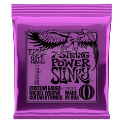 Ernie Ball 2620 Power Slinky 7-String Nickel Wound Electric Guitar Strings 11-58