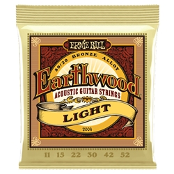 Ernie Ball 2004 Earthwood Light Acoustic Guitar Strings 11-52