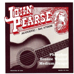 John Pearse 700M Phosphor Bronze Acoustic Guitar Strings Medium 13- 56