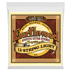 Ernie Ball 2010 Earthwood 12 String Light Acoustic Guitar Strings 9-46