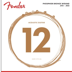 Fender 60L Phosphor Bronze Light Acoustic Guitar Strings