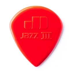 Dunlop Jazz III Nylon Picks 6 Pack 1.38MM  47-3N