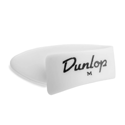 Dunlop White Medium Thumbpicks 4 Pack 9002