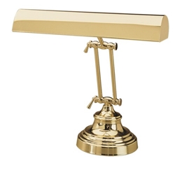 House of Troy P14-231-61 Pol. Brass 14" Piano Lamp