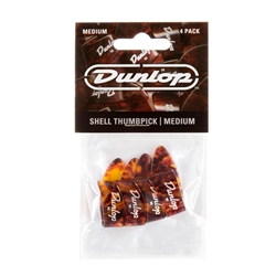 Dunlop Shell Medium Thumbpicks 4 Pack 9022