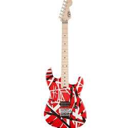 EVH Striped Series Red with Black Stripes Electric Guitar